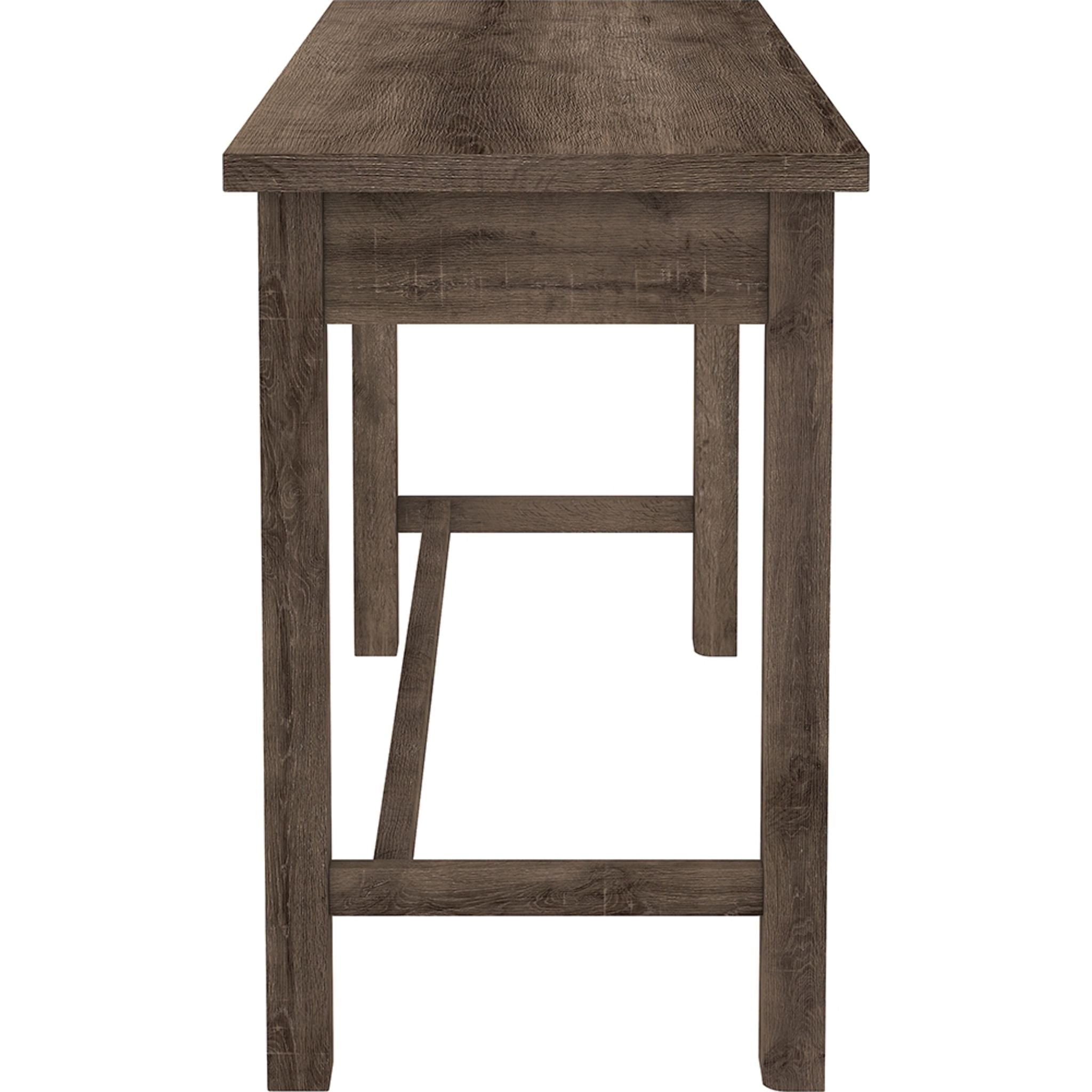 Arlenbry Modern Office Desk - Gray Computer Workstation for Home & Office - Perfect for Remote Work, Study & Small Spaces