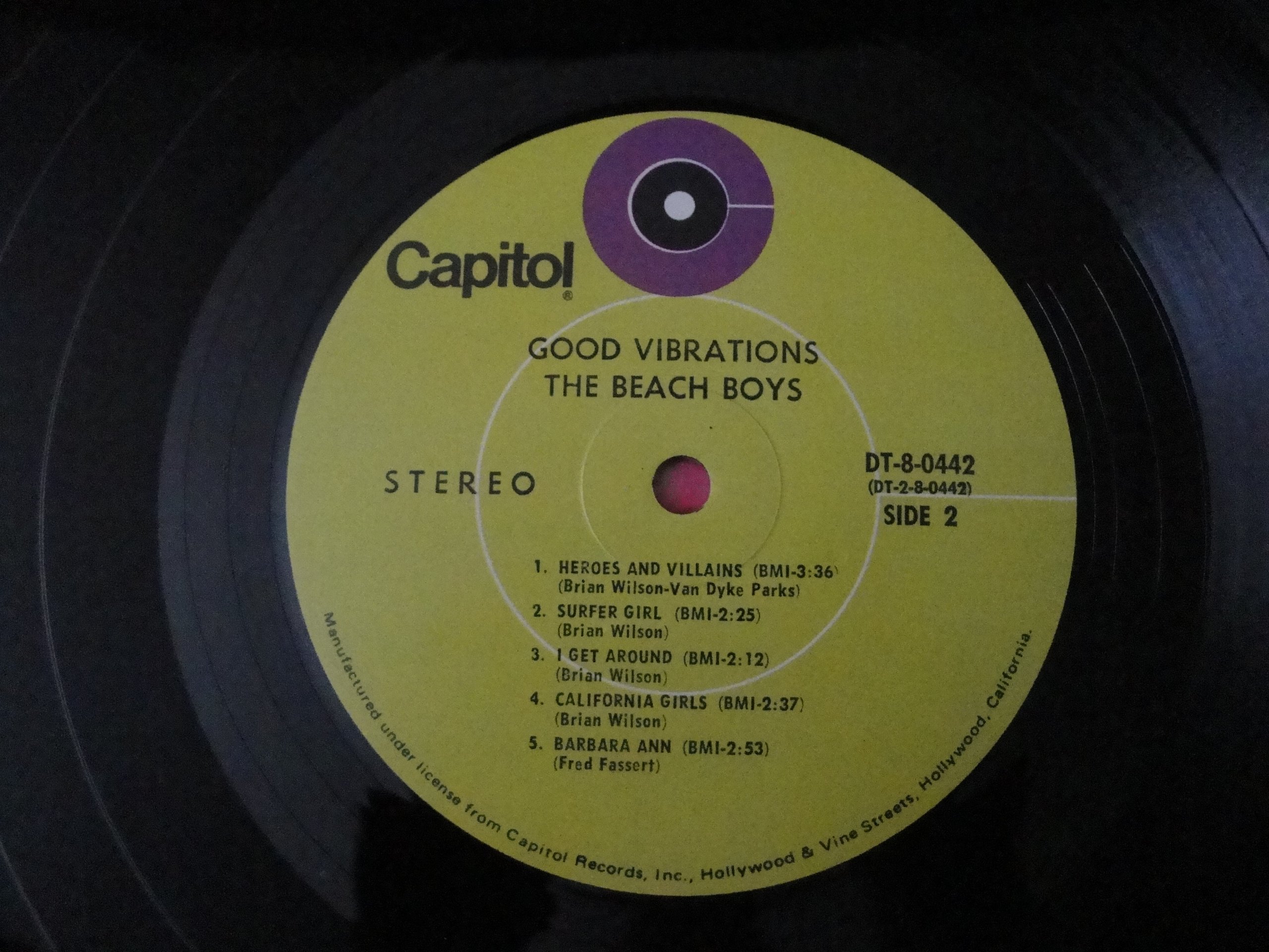 The Beach Boys Good Vibrations Vinyl Record LP - Classic 60s Surf Rock Music for Home, Parties & Collectors