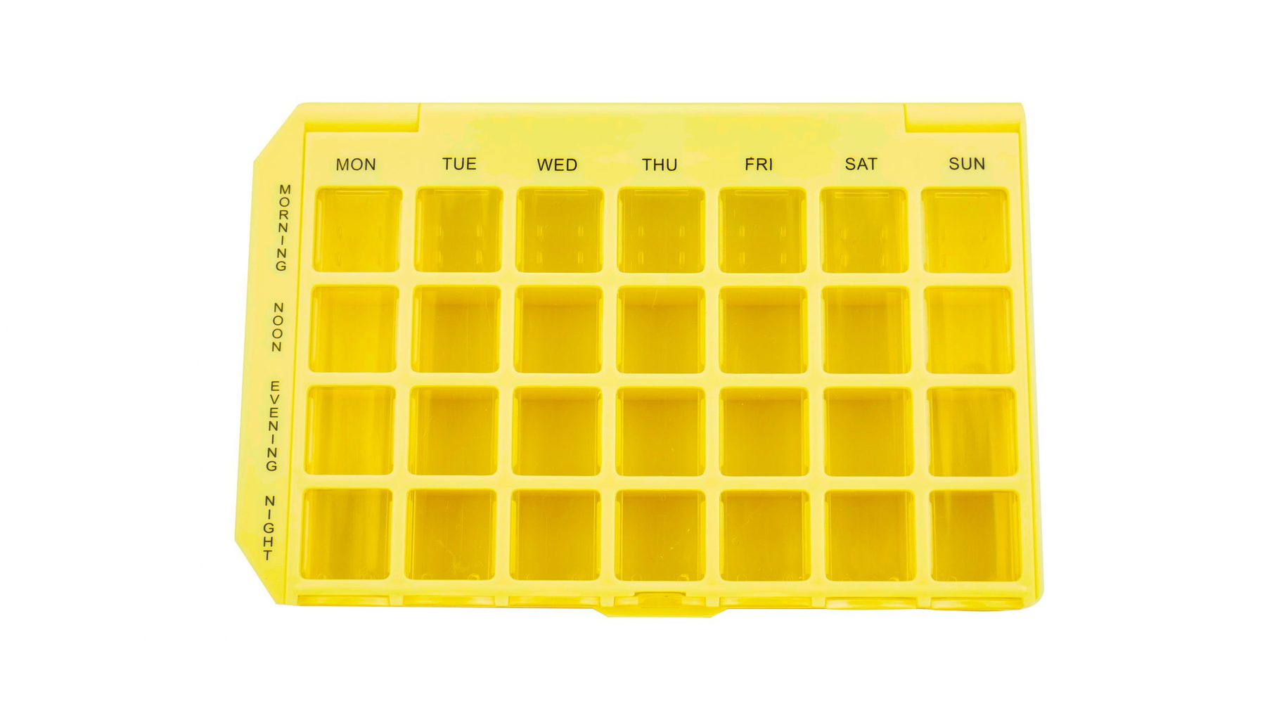 Alvita 7-Day Large Capacity Weekly Pill Organizer with Removable Tray - Perfect for Vitamins, Medications & Daily Supplements (Morning & Evening Doses) - Ideal for Travel, Home & Office Use