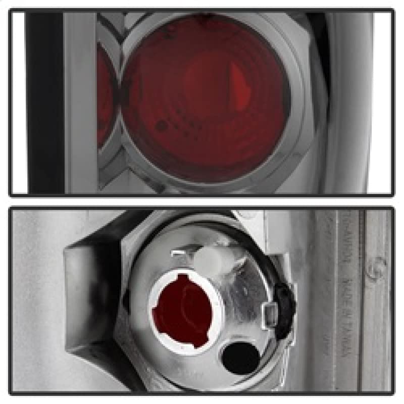 Spyder Auto 5001139 Euro Style Tail Lights - Chrome/Smoked Lens for BMW, Mercedes, Audi - Enhances Vehicle Style & Night Visibility | Perfect for Car Enthusiasts & Night Driving