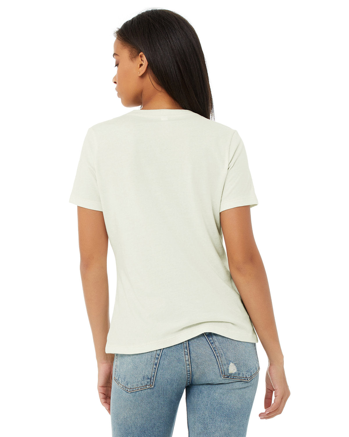 Bella + Canvas B6400 Women's Relaxed Fit Jersey Short Sleeve T-Shirt - Soft Cotton Tee for Casual Wear, Workout & Everyday Comfort