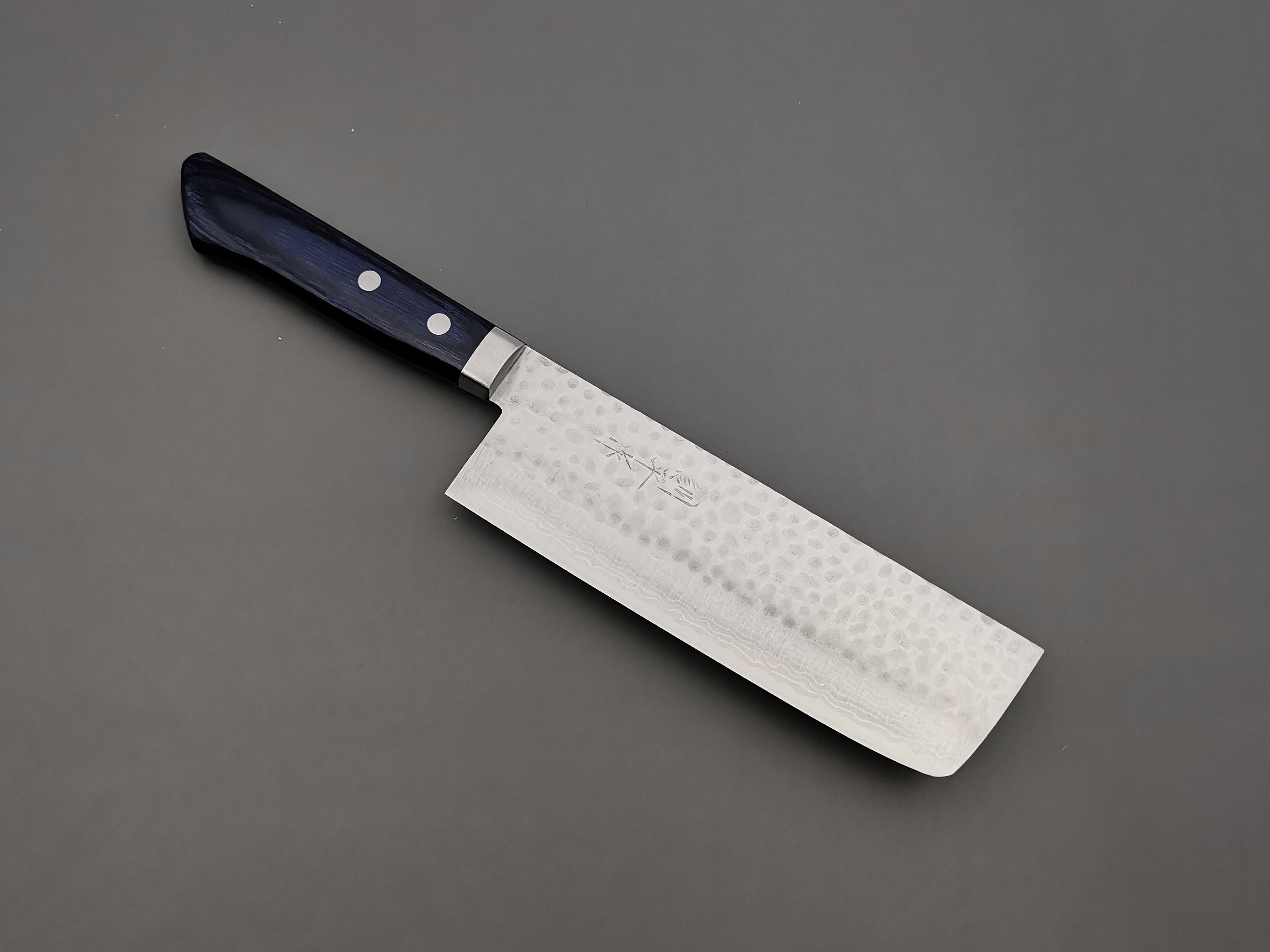 Masutani Hamono V10 Nakiri Knife - High Carbon Steel Japanese Vegetable Knife for Professional Chefs & Home Cooking - Perfect for Slicing, Dicing & Chopping Vegetables