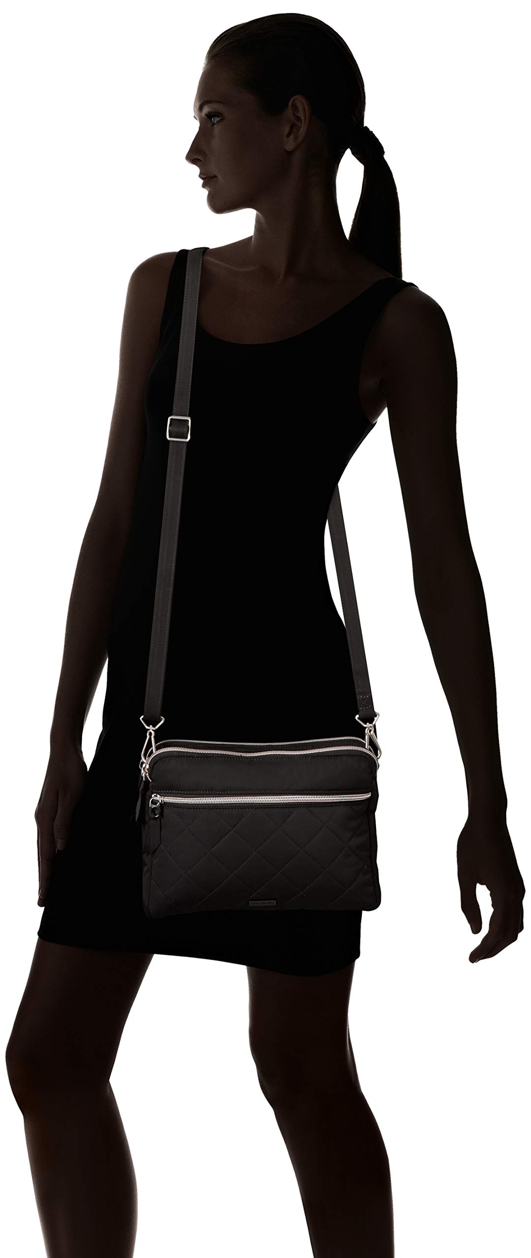 Vera Bradley Women's Performance Twill Triple Compartment Crossbody Purse - Stylish & Functional Handbag for Work, Travel & Everyday Use