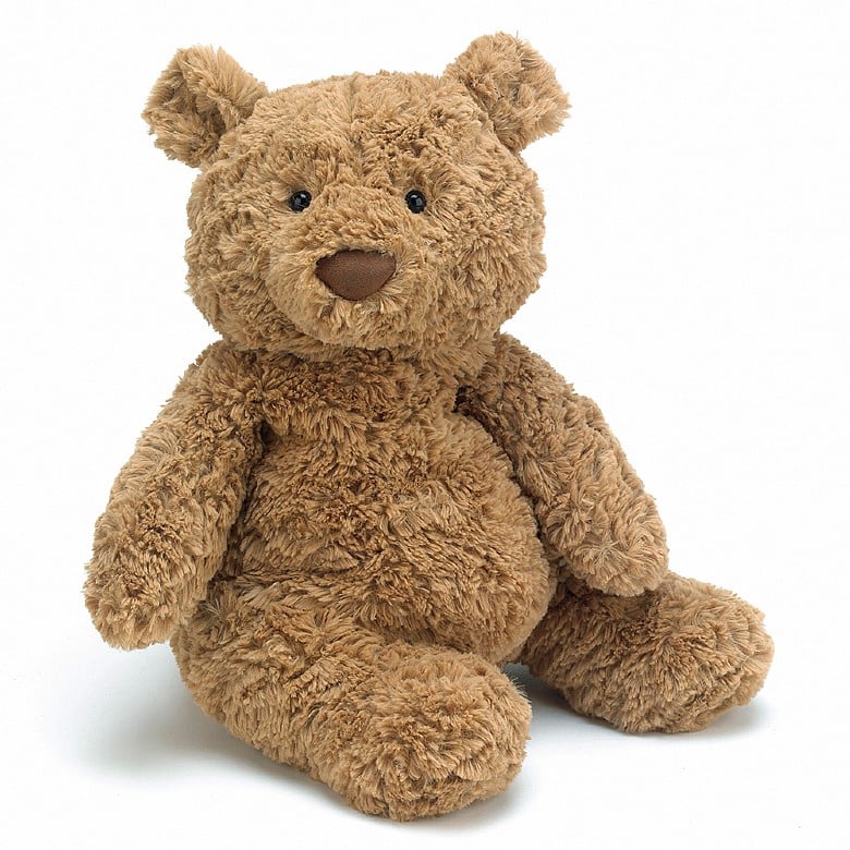 Jellycat Bartholomew Bear Large Plush Stuffed Animal - Soft & Cuddly Teddy for Kids, Nursery Decor, Baby Shower Gift & Comfort Toy