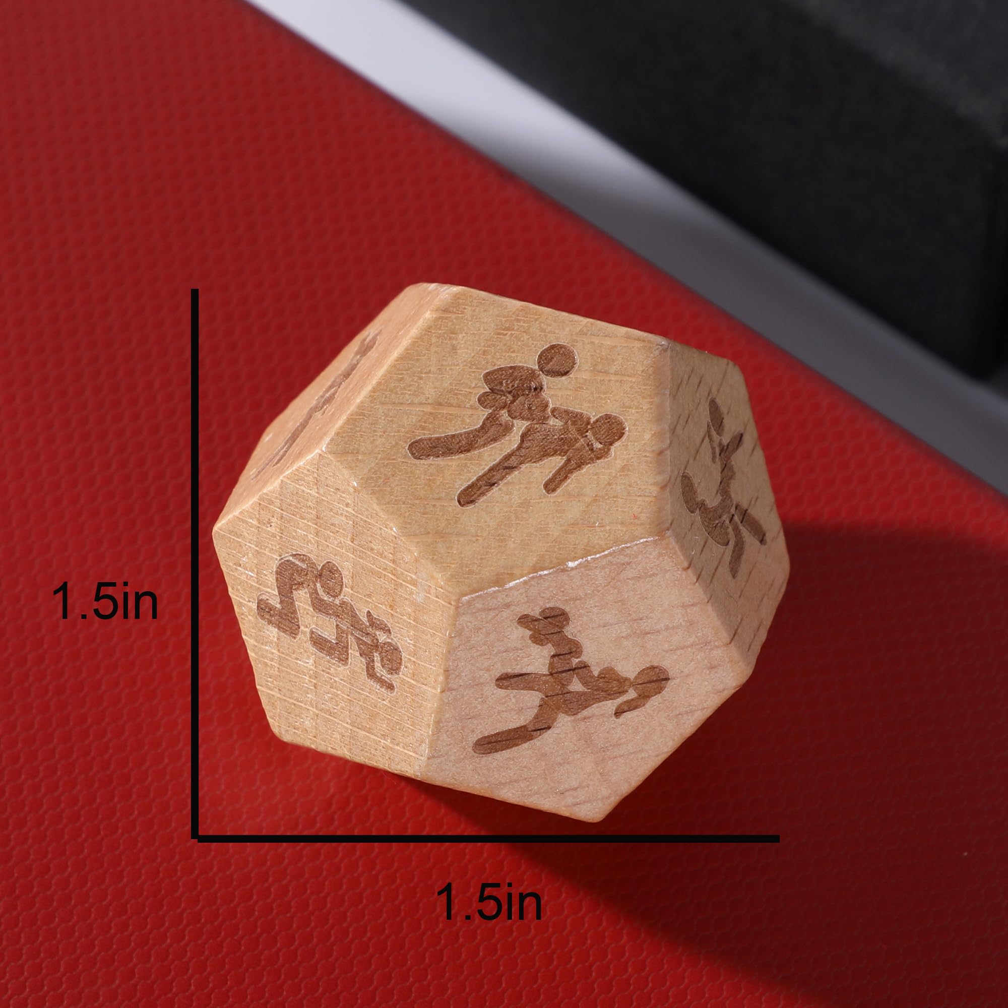 Adult Sex Dice for Couples - Fun Intimacy Game for Date Night, Romantic Couple Toys, Unique Gifts for Him & Her (Husband/Wife, Boyfriend/Girlfriend) - Perfect for Anniversary, Valentine's Day & Spicing Up Your Relationship