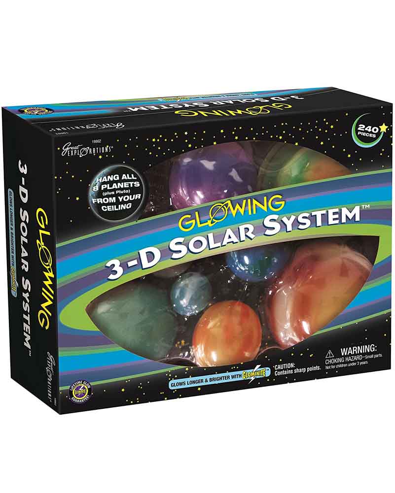 3D Solar System Model Kit - Educational Planets for Kids - Home & Classroom Astronomy Decor - Perfect for Science Projects & Space-Themed Rooms
