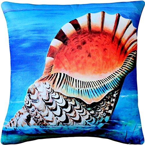 Tracy Upton Maui Great Triton Decorative Throw Pillow 20x20 Inches - Soft & Stylish Home Decor for Living Room, Bedroom, or Outdoor Patio