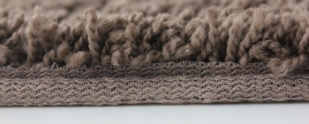 KOECKRITZ 25 oz Ultra Soft Dark Latte Brown Area Rug - 8'x8' Plush Shag Carpet for Living Room, Bedroom & Nursery - Premium Cozy Home Decor for Family Comfort