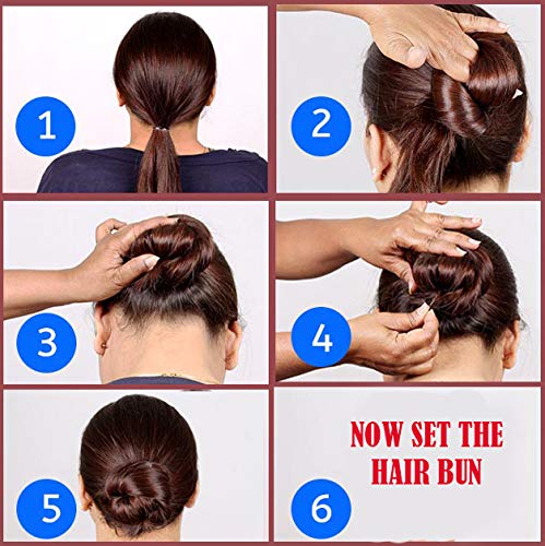 Premium Hair Bun & Juda Net - Jasmina Super Deluxe Hair Accessories for Women | Perfect for Bridal, Party & Professional Hairstyling