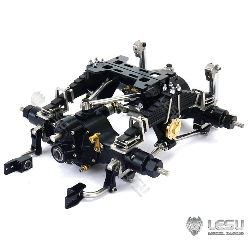 LESU Unpowered/Powered Front Suspension Kit for 1/14 Scale RC Truck, Tractor & Lorry Models - DIY Hobby Upgrade Parts & Dumper Accessories | Perfect for Crawling, Off-Roading & Heavy Duty Simulation Play