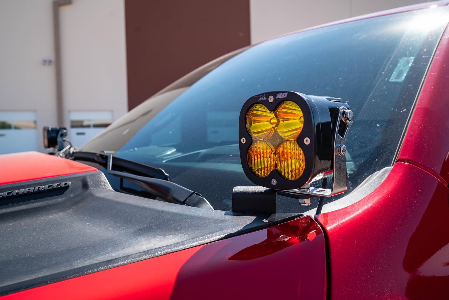 SDHQ Built A-Pillar Light Mounts for 2021-2024 Ram 1500 TRX & RHO | Off-Road LED Light Brackets | Perfect for Night Driving & Off-Road Adventures