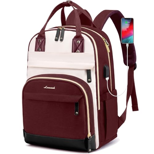 Beige-winered-black
