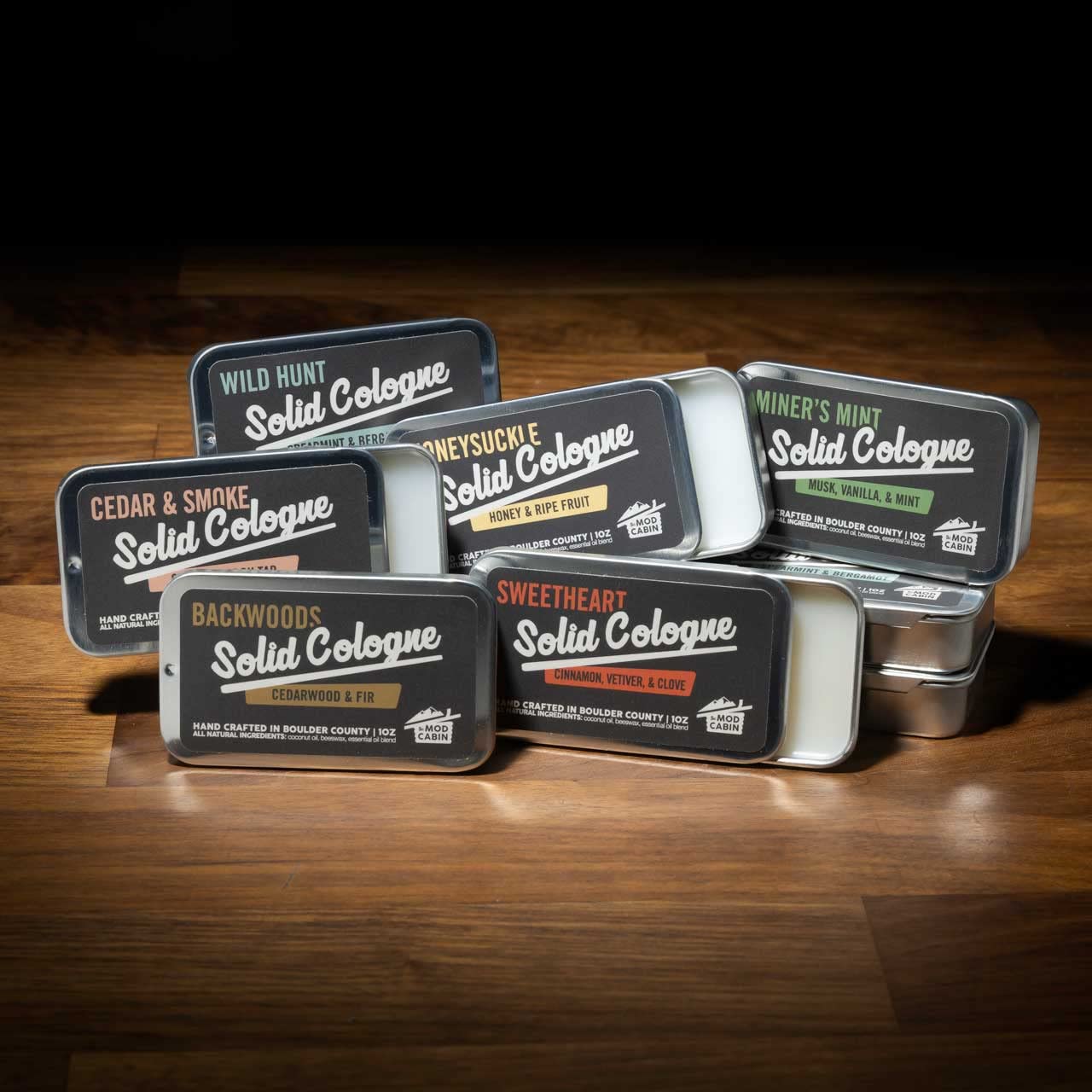 Premium Solid Cologne for Men - Backwoods Scent, Long-Lasting Fragrance, Natural Ingredients | Perfect for Travel, Gym, Office & Everyday Use
