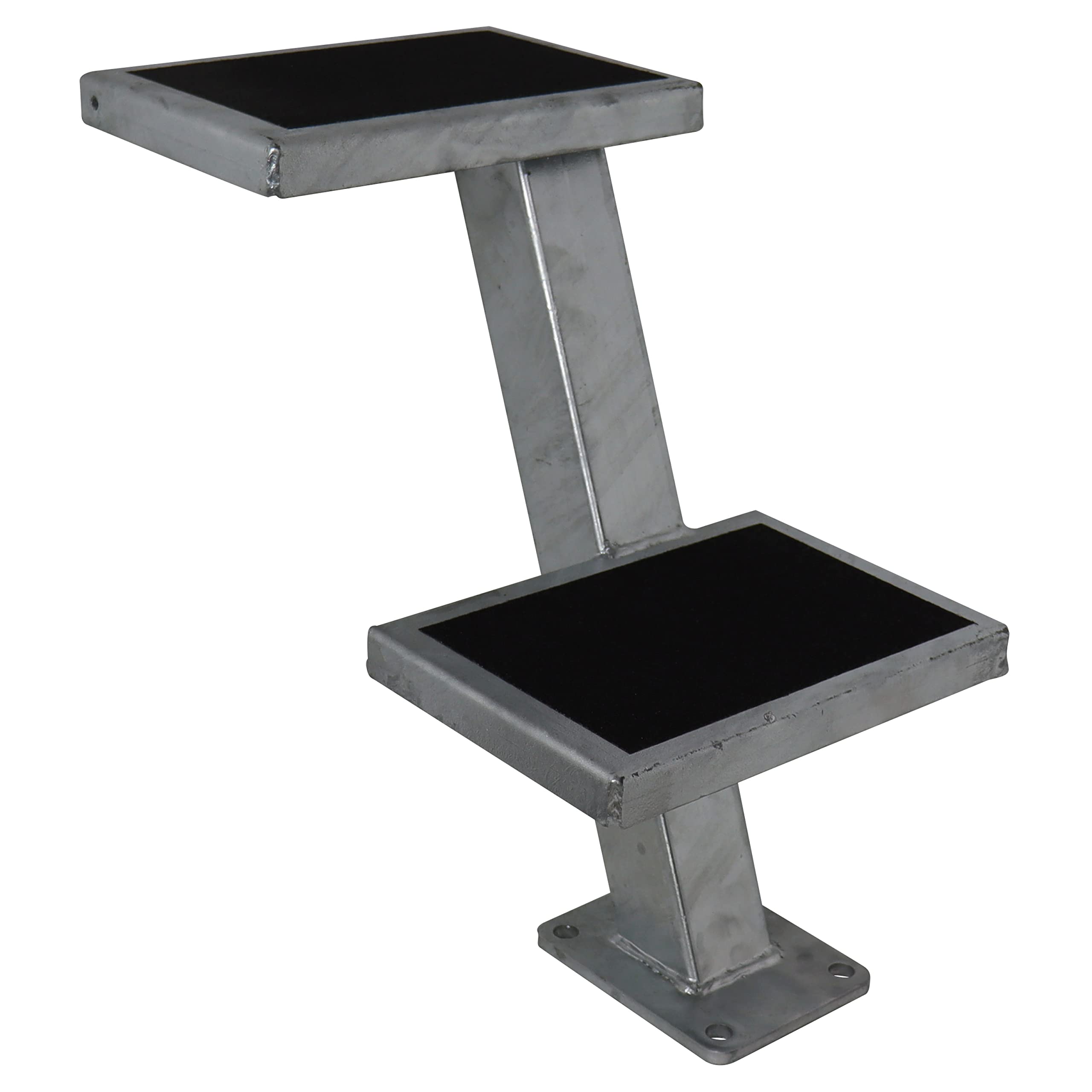 Extreme Max 3006.6812 Heavy Duty Galvanized Steel Trailer Tongue Step - Double Step for Easy Access & Loading - Perfect for Boat Trailers, Utility Trailers & RV Camping