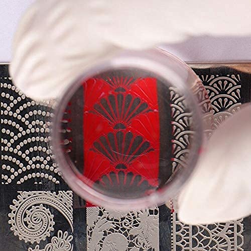 Soft Silicone Jelly Nail Stamper Scraper Kit - Professional Nail Art Tool with Acrylic Scrapers for French Manicure & Stamping Polish - Perfect for DIY Nail Art, Salon Use & Home Manicures (1pc Nail Stamp)