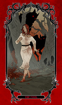 Horror Tarot Deck with Guidebook - Gothic Divination Cards for Dark Magic, Halloween & Spooky Fortune Telling