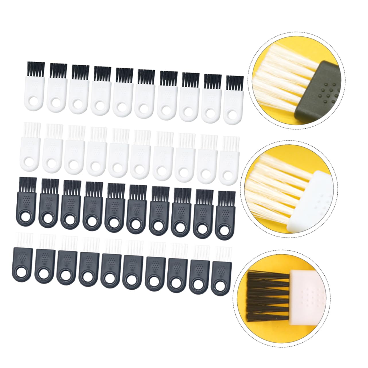 Healeved 40Pcs Electric Razor Cleaning Brushes - Premium Hair Clipper Maintenance Kit for Electric Shaver Grooming & Care - Perfect for Home, Salon & Barber Shop Use