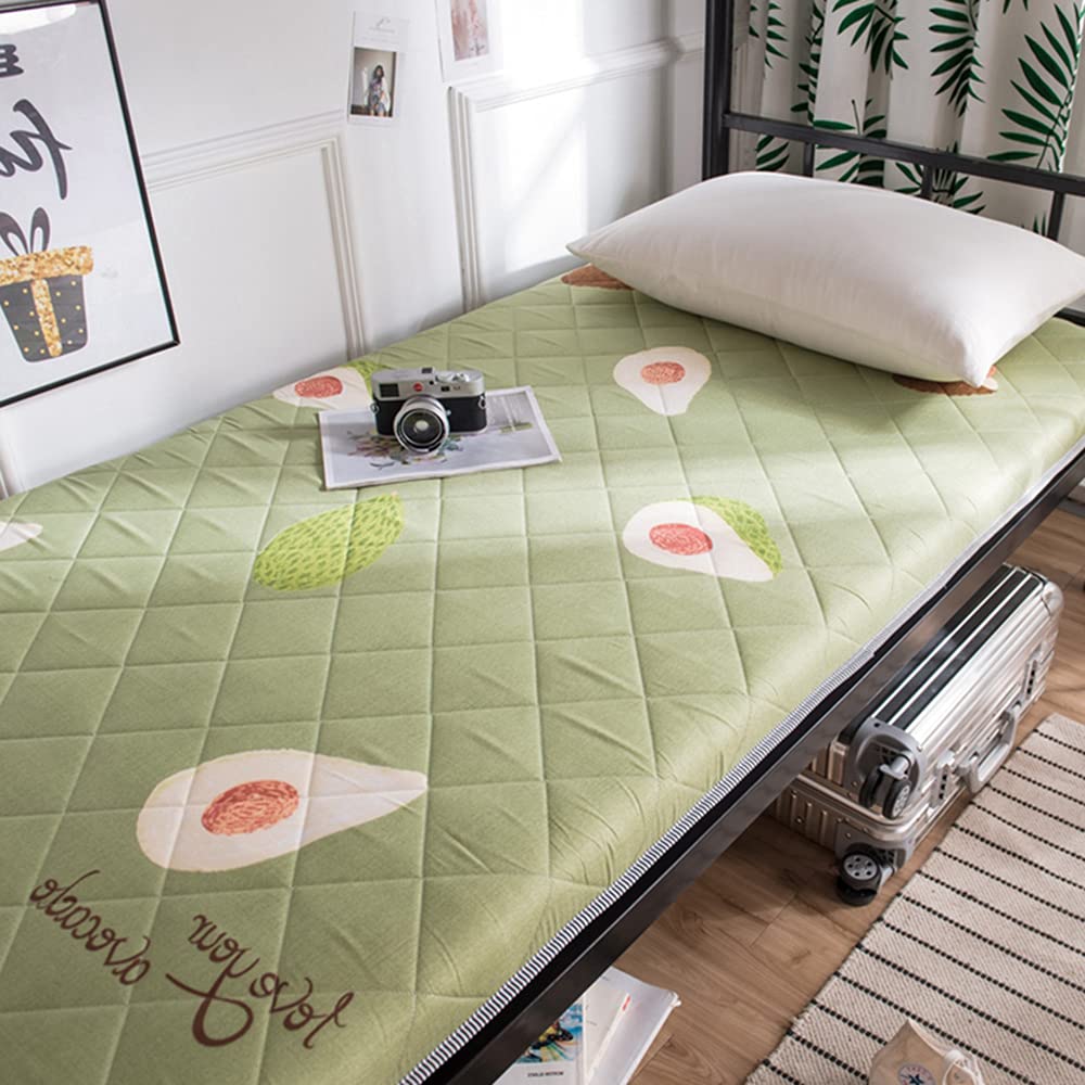 KKCD Japanese Floor Futon Mattress - Soft, Non-Slip Tatami Sleeping Pad for Guest Rooms, Kids, Dormitories (90x190cm/35x74in) - Perfect for Small Spaces, Sleepovers & Minimalist Living