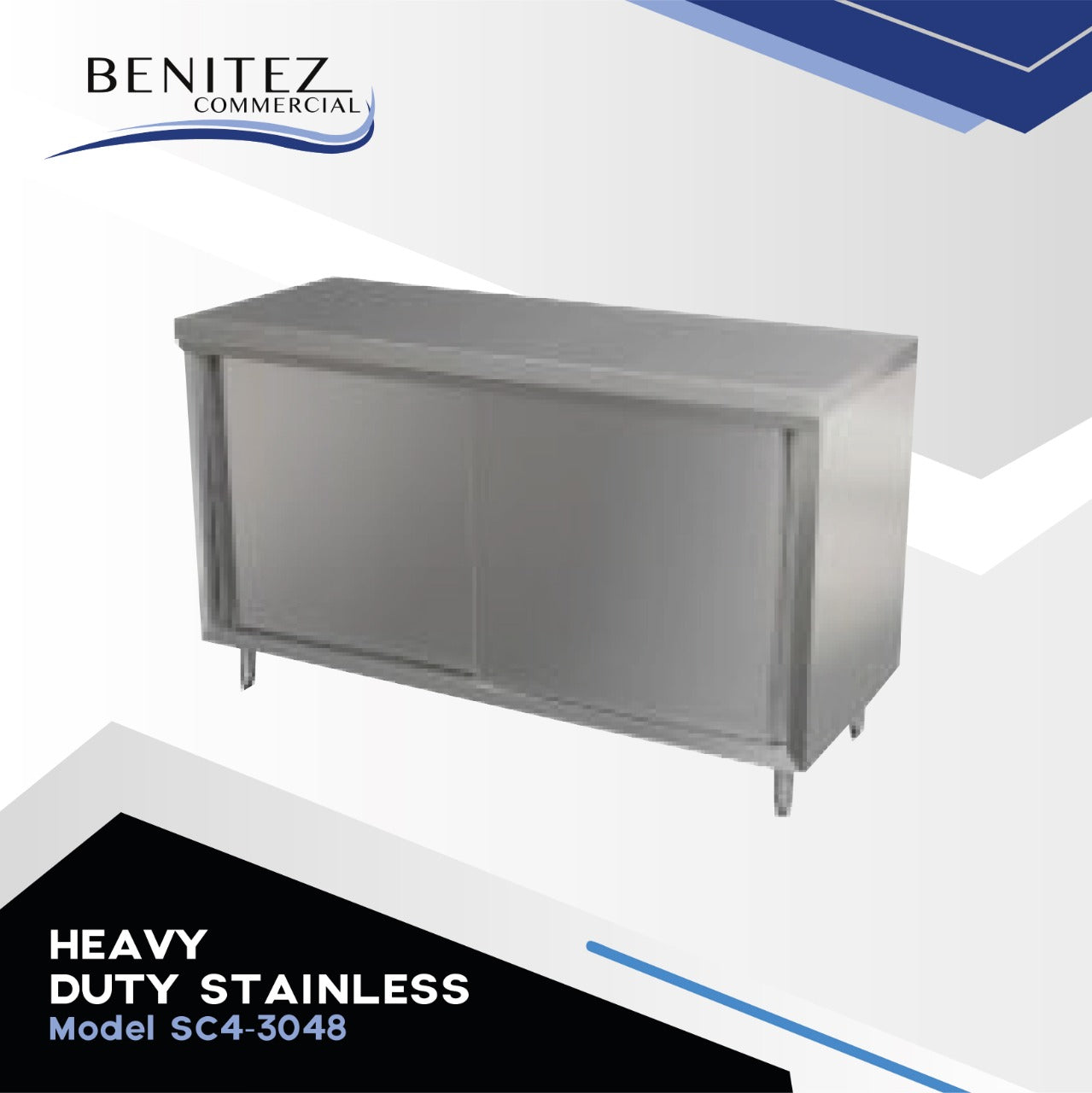 Heavy Duty Stainless Steel SC4-3048 Commercial Kitchen Equipment for Restaurants, Catering & Food Service
