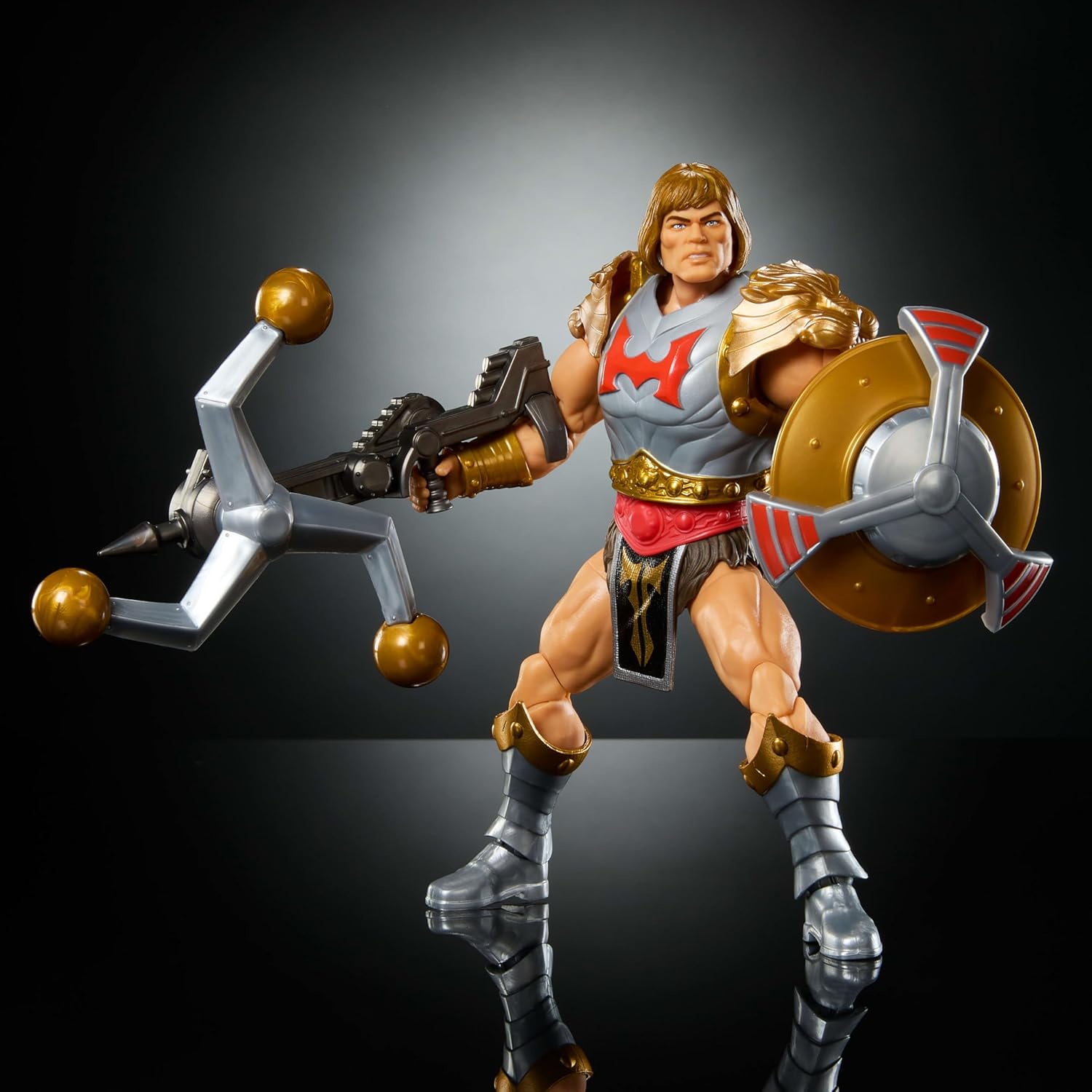 Masters of the Universe Masterverse He-Man New Eternia Flying Fists Action Figure by Mattel - Collectible Toy for Fans & Display, Perfect for Play, Gifts, and Nostalgic Collections
