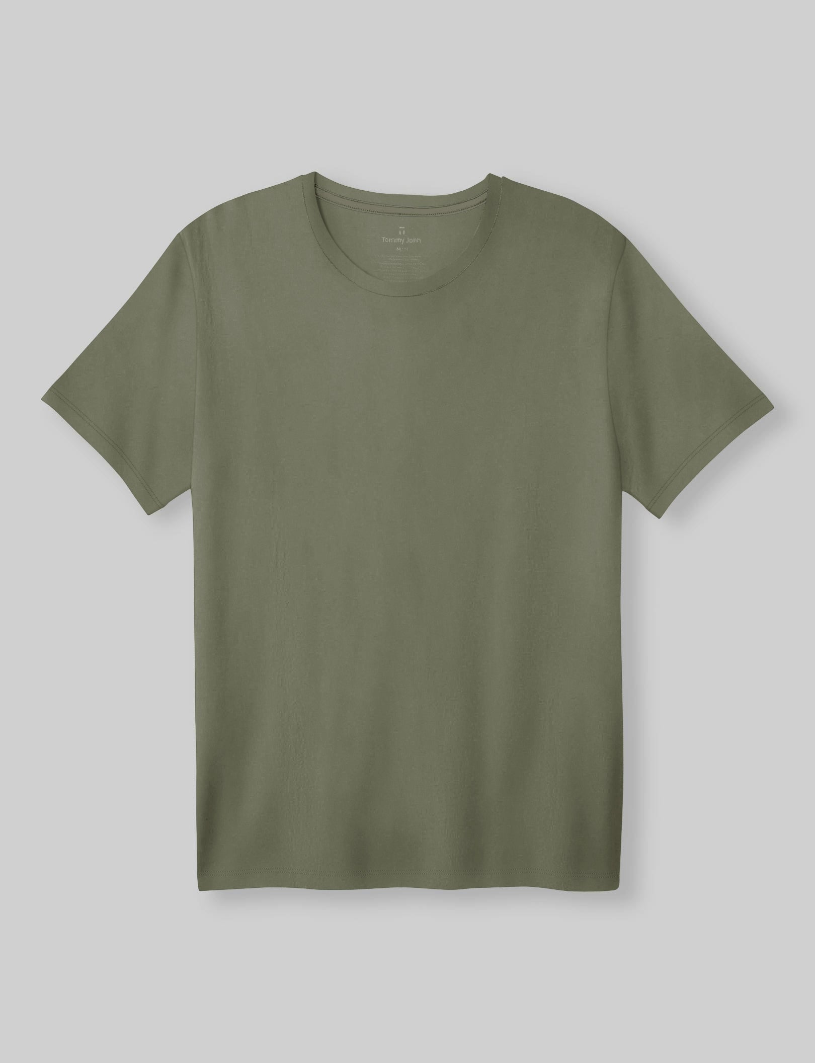 Second Skin Crew Neck T-Shirt for Men - Ultra Soft Stretch Cotton Tee - Perfect for Casual Wear, Layering & Everyday Comfort