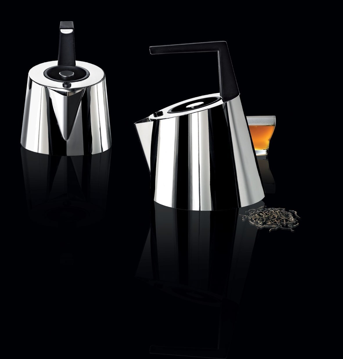 Bugatti Via Roma 1.5L Stainless Steel Electric Kettle - Fast Boiling Water Heater for Coffee, Tea & Kitchen Use