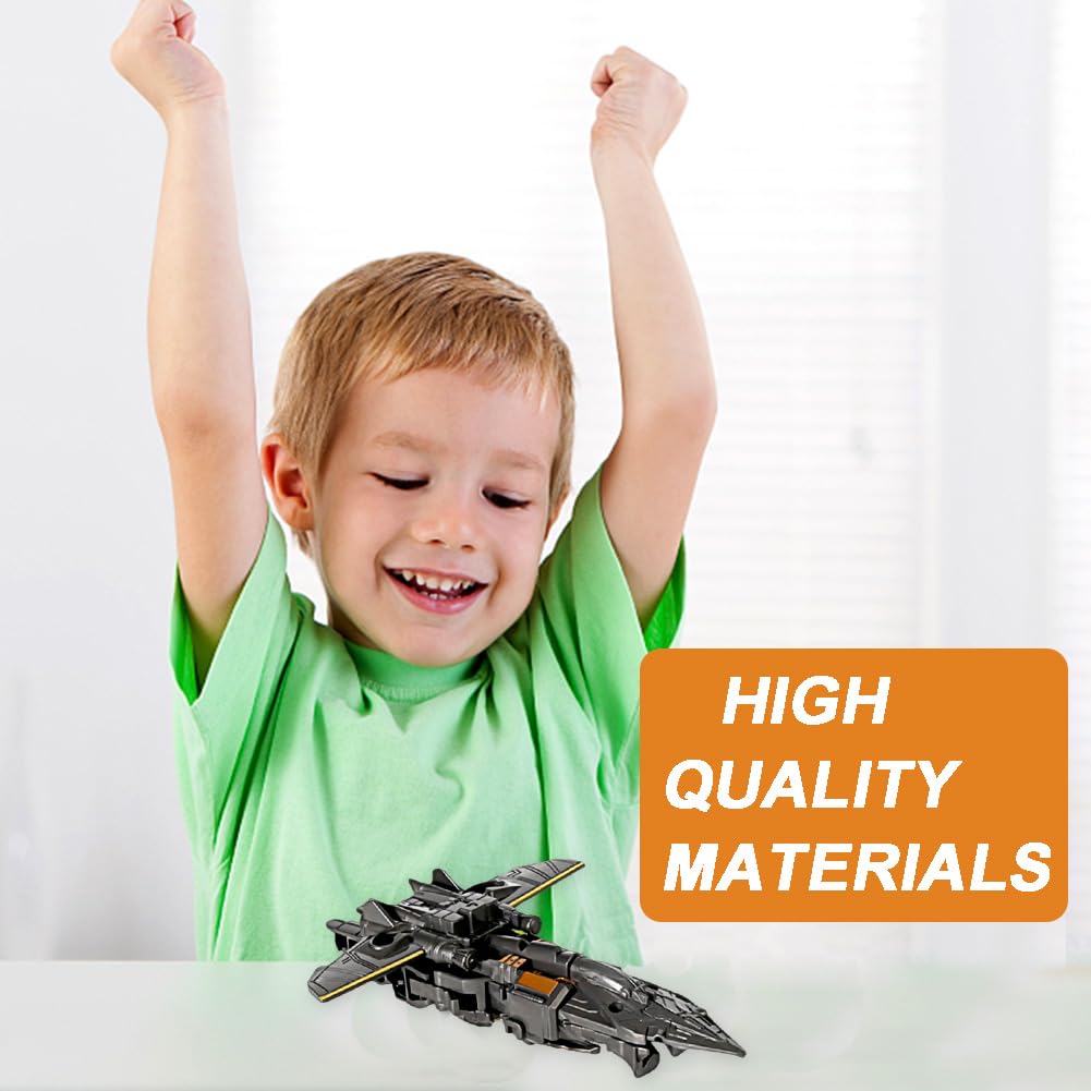 2 in 1 Transformable Robot Toy & Aircraft - Handmade Deformation Robot Car for Kids & Adults | Perfect STEM Gift for Boys & Girls | Playtime, Collectible Display & Birthday Present