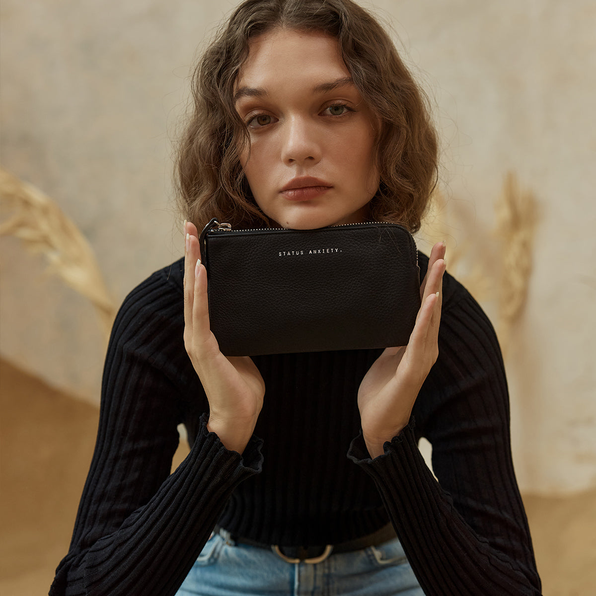 Smoke And Mirrors Wallet - Premium Black Leather RFID Blocking Wallet for Men | Slim Bifold Design for Everyday Carry & Travel