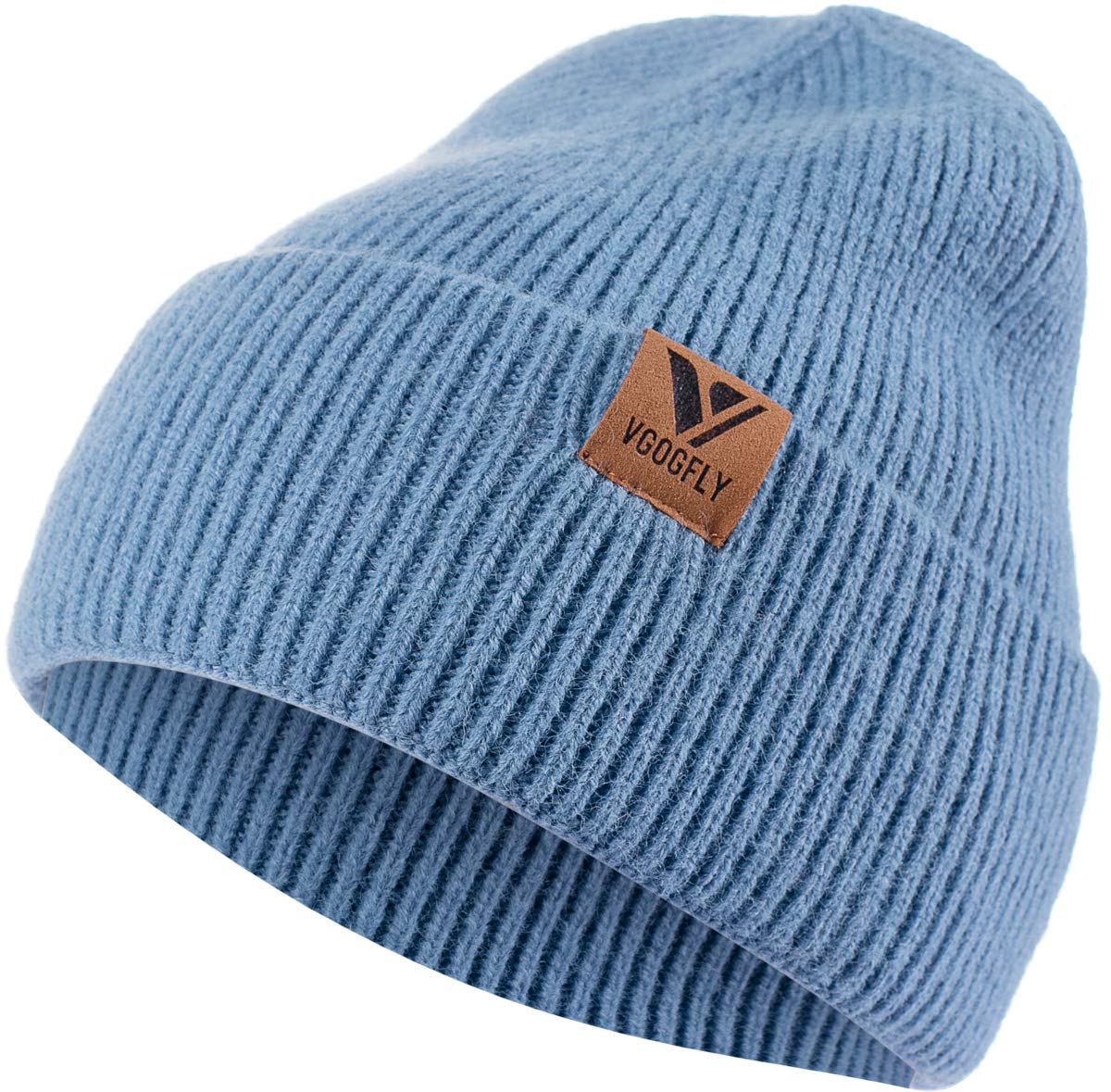 Vgogfly Slouchy Knit Beanie Hat for Men & Women - Warm Winter Skull Cap with Striped & Plain Styles - Perfect for Outdoor Activities, Skiing, and Casual Wear