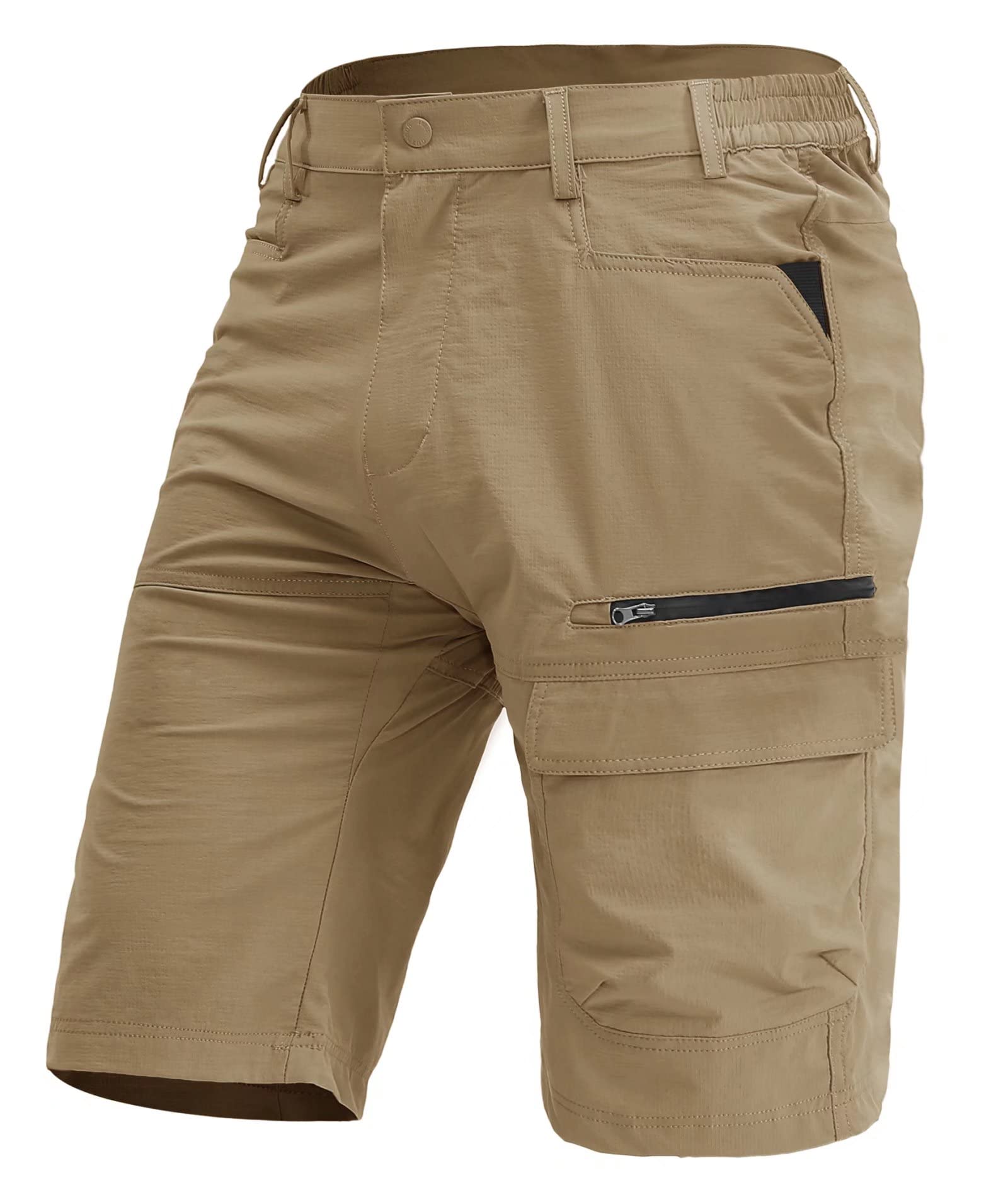 BIYLACLESEN Men's Hiking Cargo Shorts - Lightweight Quick Dry Stretch Work Shorts for Outdoor Activities, Fishing, Golf, Travel & Casual Wear - Perfect for Summer Adventures, Camping and Daily Use