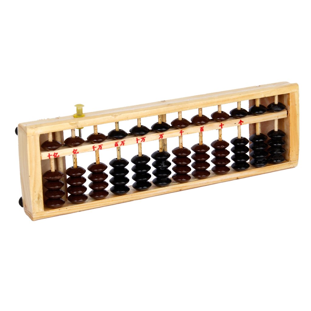 Wooden Abacus Soroban Calculator - Traditional Math Learning Tool for Kids & Adults - Perfect for Classroom, Homeschooling, and Mental Arithmetic Practice