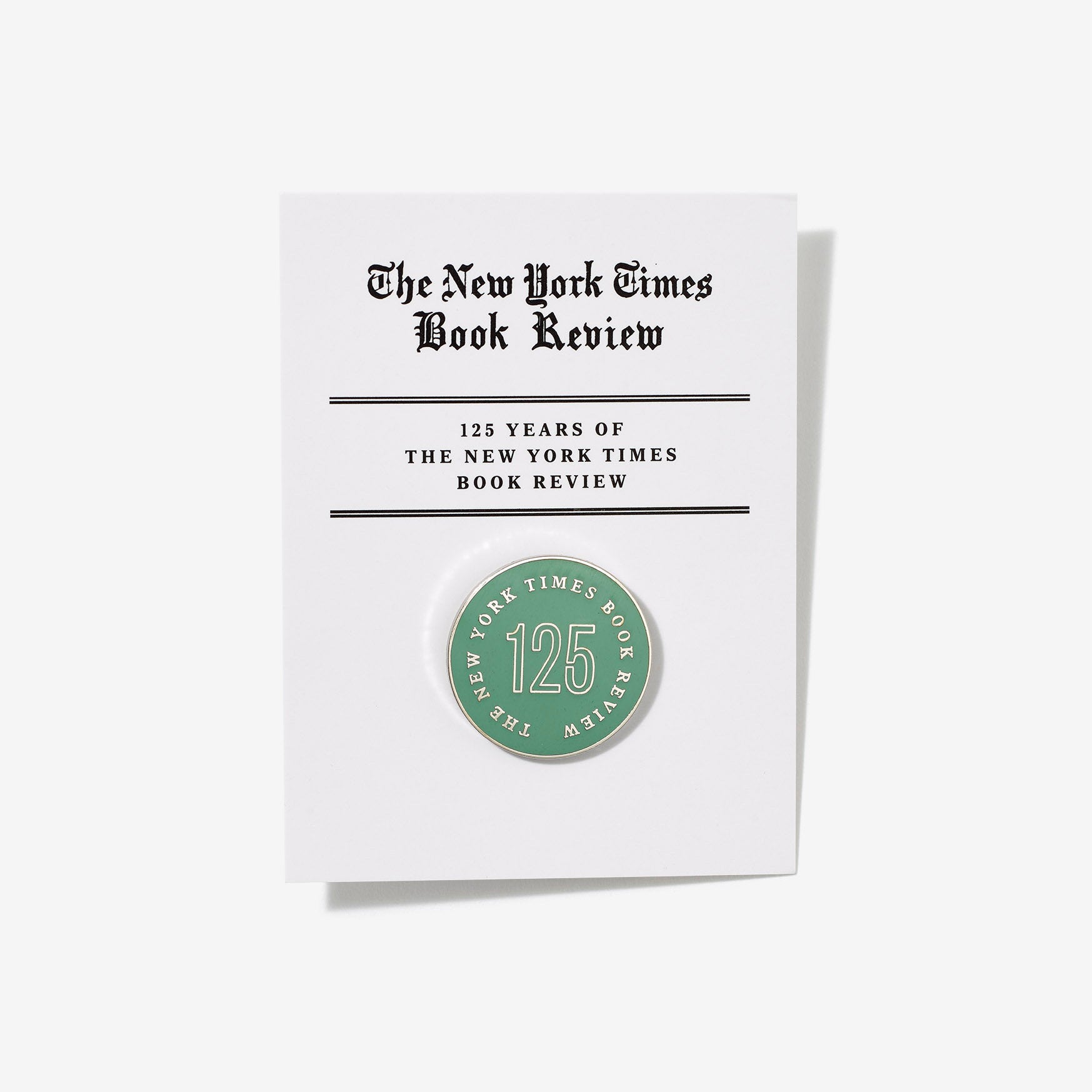 125th Anniversary Book Review Enamel Pin - Collectible Literary Gift for Readers, Book Lovers & Bibliophiles - Perfect for Book Clubs, Reading Events & Gifts