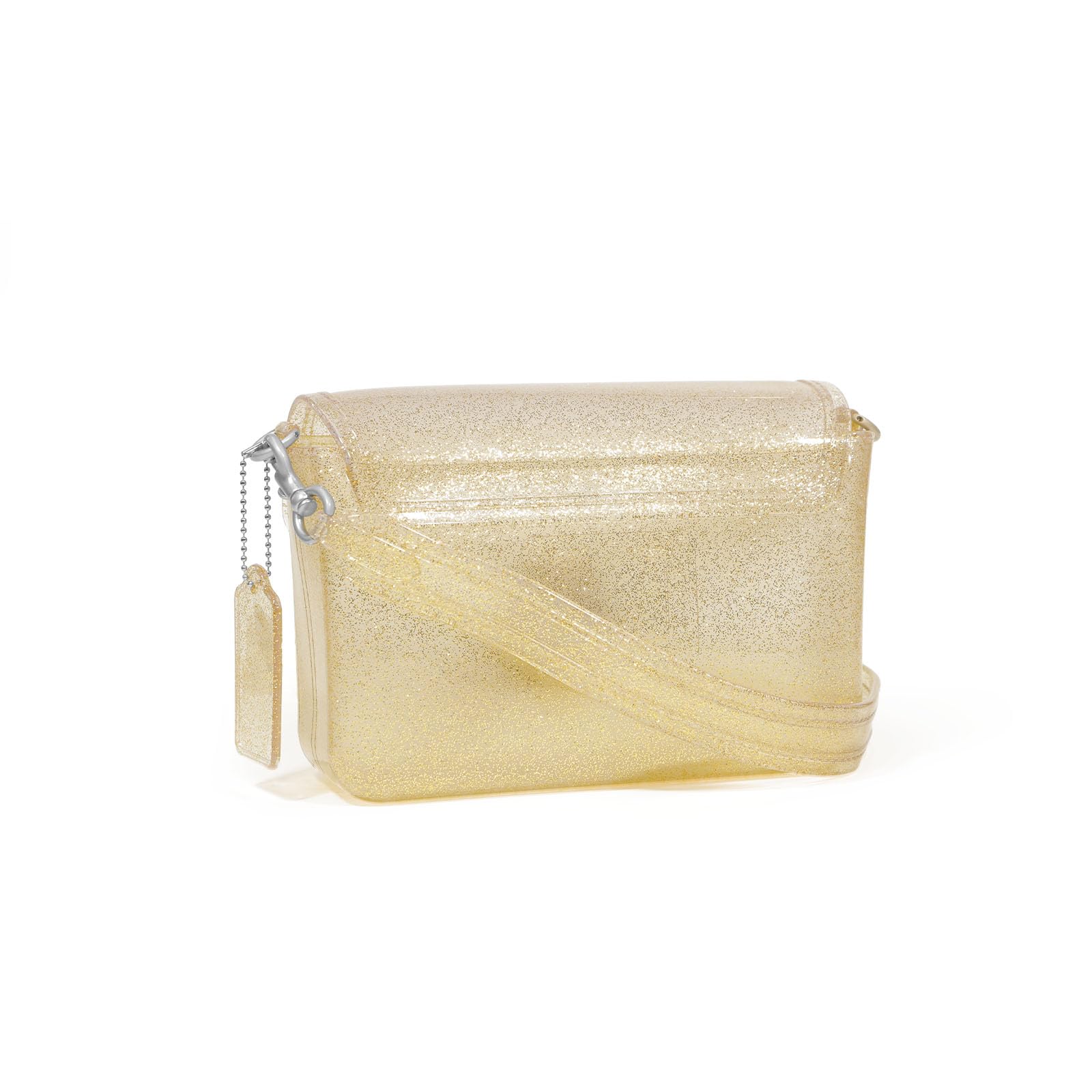 Jelly Tabby Bag - Clear Crossbody Bag for Women with Chain, Vintage-Inspired Convertible Wristlet & Shoulder Purse | Perfect for Concerts, Festivals, Beach & Everyday Use