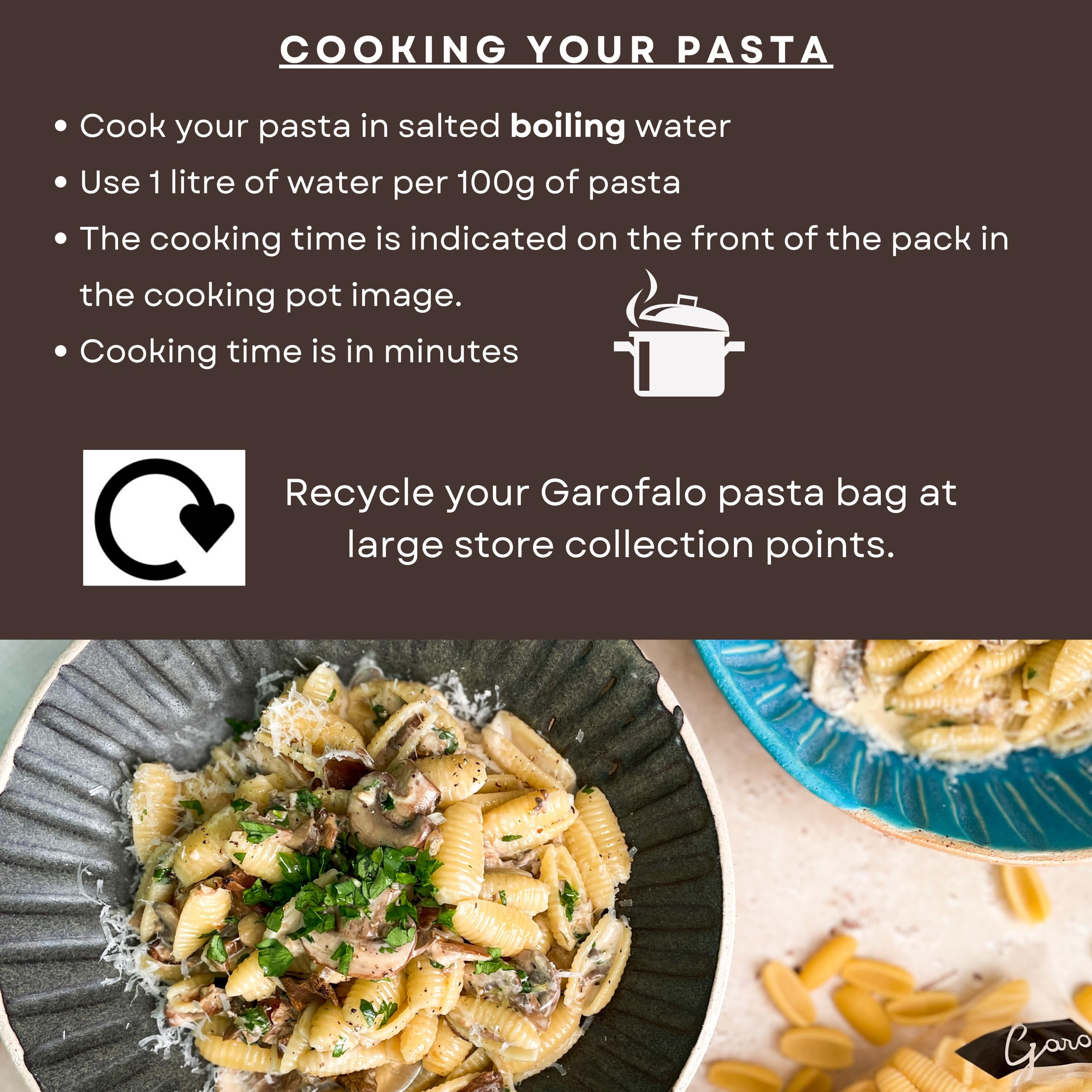 Garofalo Casarecce Pasta - 500g | Premium Italian Pasta for Authentic Recipes | Perfect for Pasta Salads, Casseroles & Family Dinners