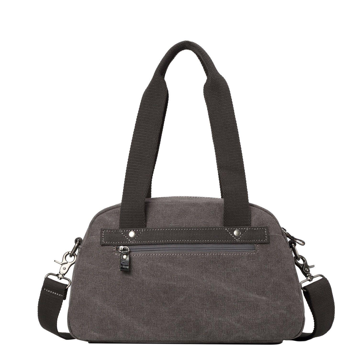 TRP0507 Troop London Classic Canvas Shoulder Bag for Men & Women - Durable Casual Messenger Bag for Travel, Work & Everyday Use