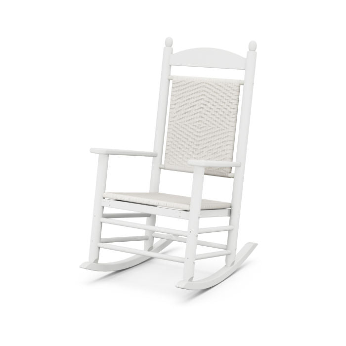 White Frame/White Loom Weave