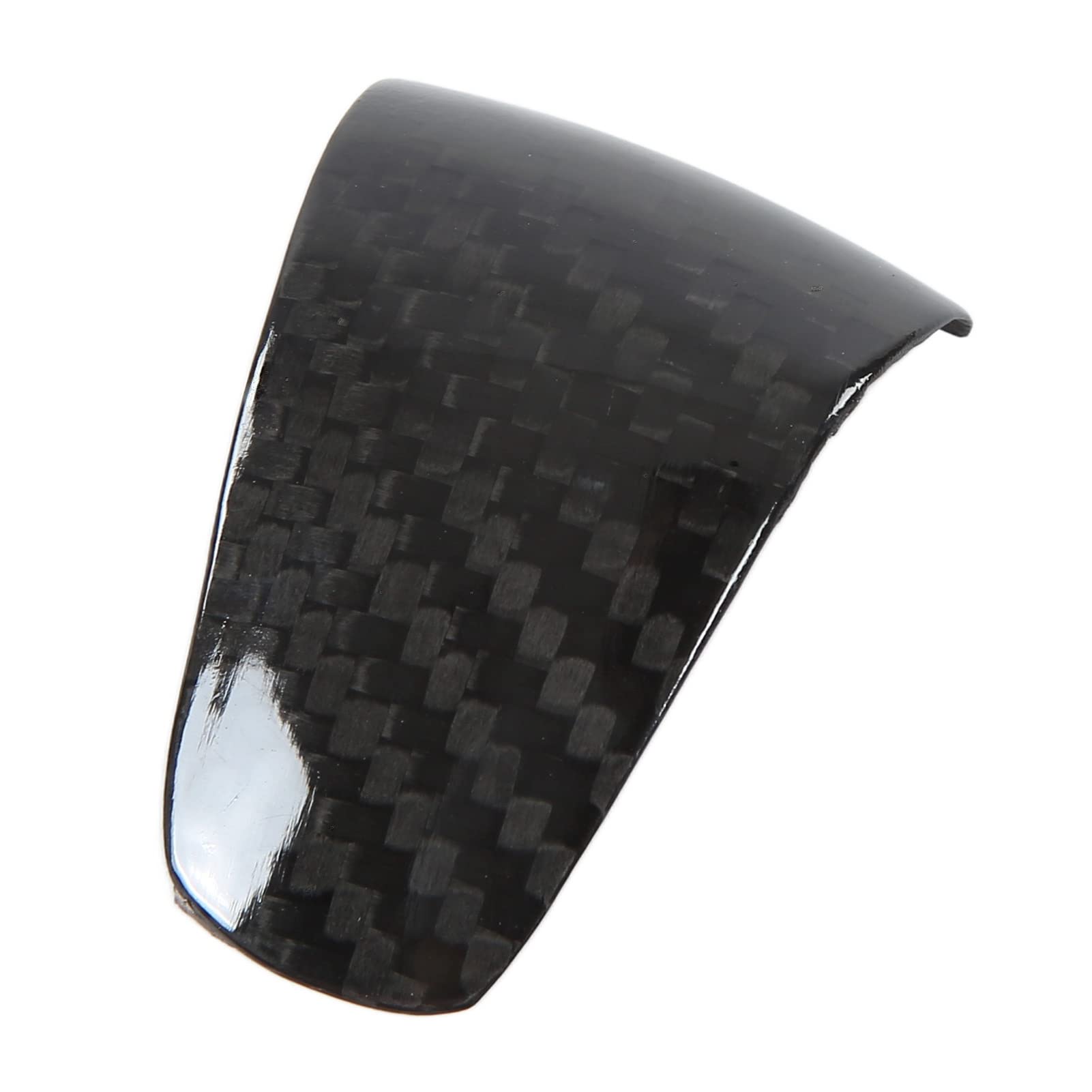 Ymiko Carbon Fiber Gear Shift Knob Cover - Replacement Trim Sticker for Ford Mustang/F150/Focus 2015-2018 Models - Easy Install Car Interior Accessory for Enhanced Driving Experience