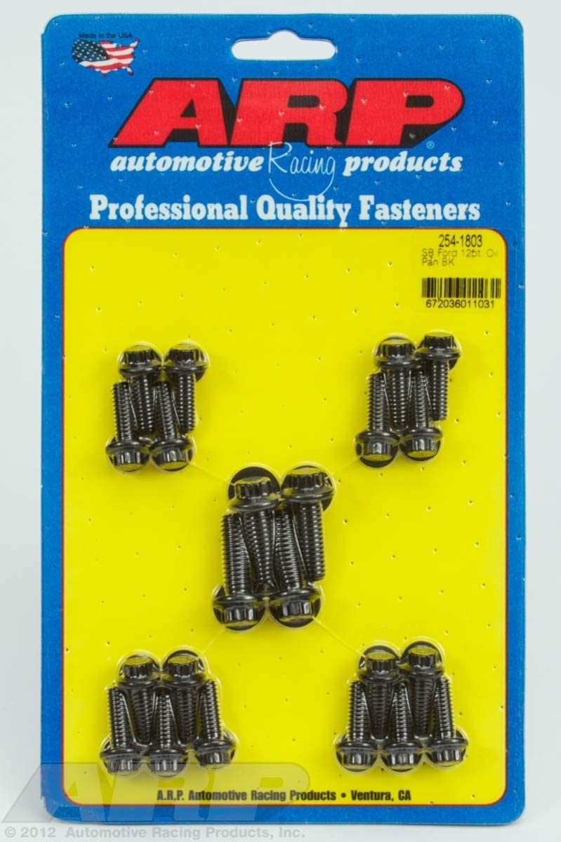 ARP 254-1803 Oil Pan Bolt Kit - Complete Replacement Set for Engine Oil Pan Repair | Compatible with Multiple Vehicle Models | Perfect for DIY Mechanics & Professional Auto Shops