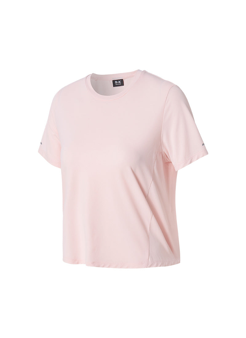 RX Air Mesh Crop Short Sleeve - Breathable Workout Top for Women | Yoga, Running & Gym Fitness Apparel | Moisture-Wicking Activewear for Summer Sports