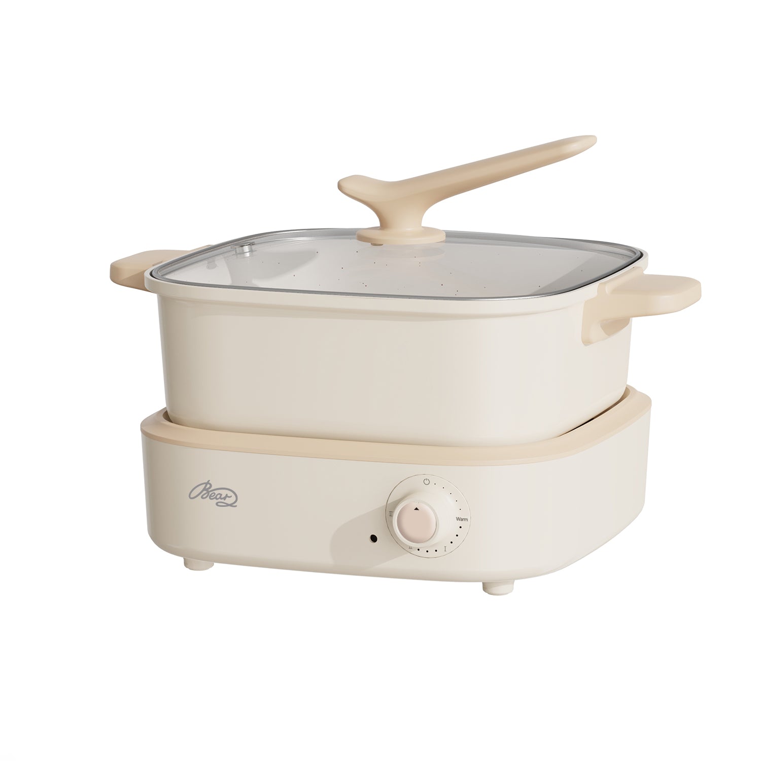 Bear MHP 151CW Multi-Function Electric Hot Pot - Perfect for Family Gatherings, Dorm Cooking & Hot Pot Parties