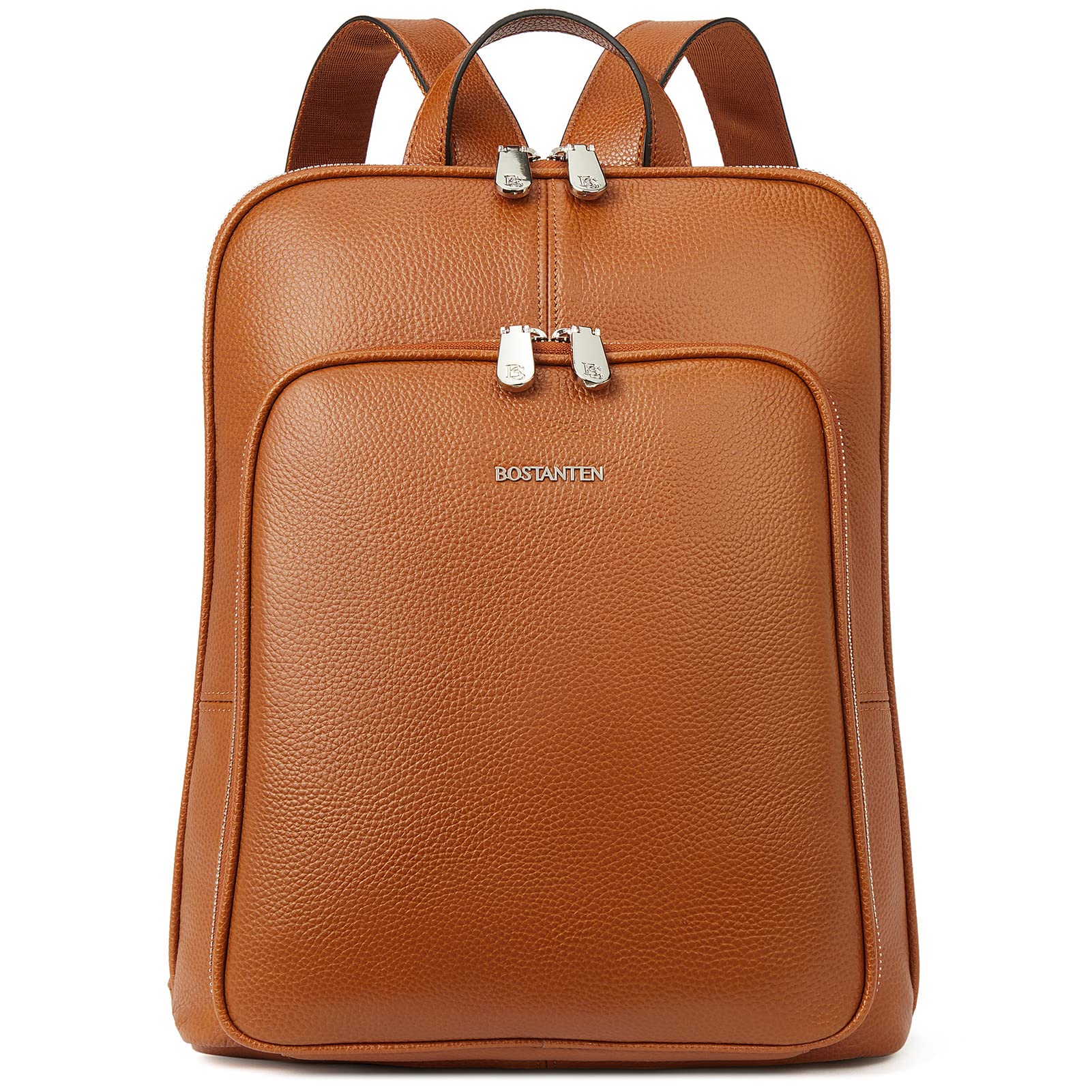 BOSTANTEN Genuine Leather Backpack Purse for Women - Stylish Laptop Backpack, College School Bag, Travel Carry On - Perfect for Work, Commuting & Daily Use