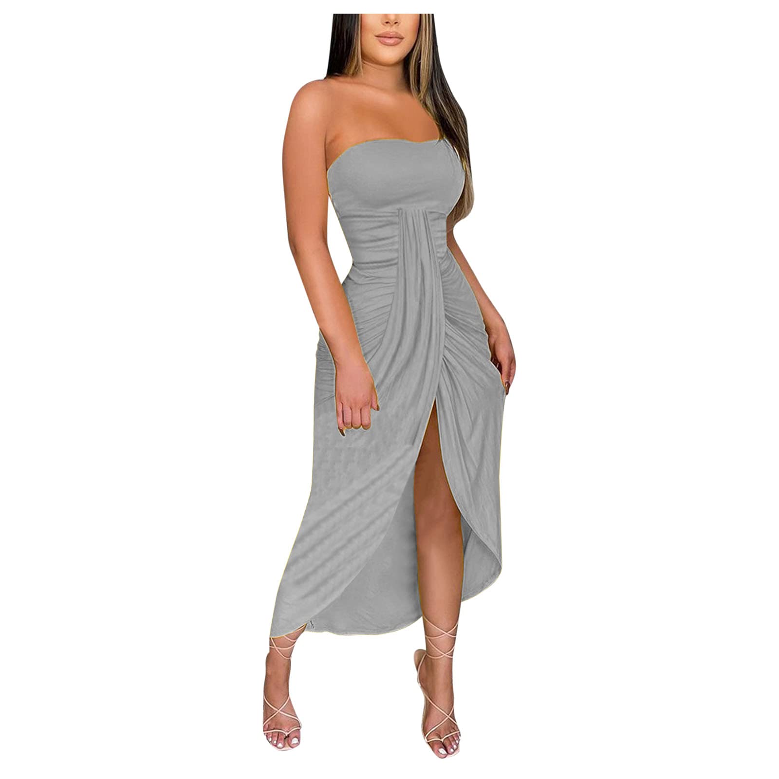 Boho Floral Print Midi Sundress for Women - Casual Geometric Pattern Summer Dress | Perfect for Beach, Vacation & Outdoor Events