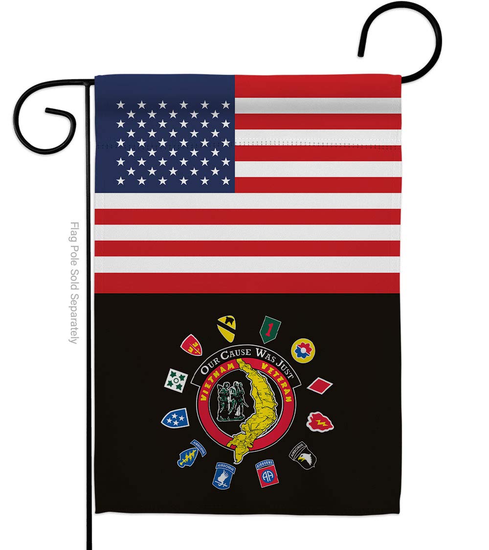 Americana Home & Garden G142736-BO 13x18.5 Inch US Vietnam Veteran Garden Flag - Double-Sided Armed Forces Decorative Vertical Banner for Yard, House & Patriotic Decor - Perfect for Memorial Day, Veterans Day & Military Appreciation Gifts