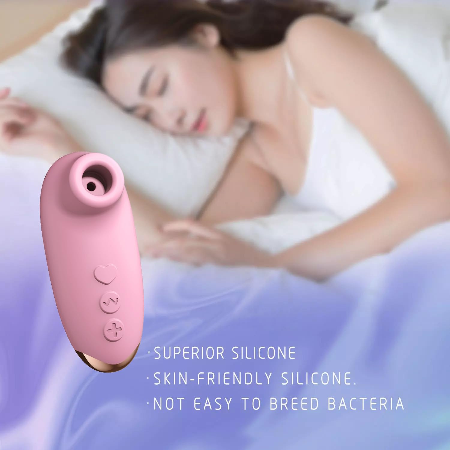 Premium Rose Air-Pulse Clit Sucking Vibrator - Waterproof Rechargeable Clitoral Stimulator with Non-Contact Pressure-Wave Technology - Perfect Valentine's Day Gift for Women & Couples - Enhance Intimacy in Bedroom, Travel & Romantic Nights