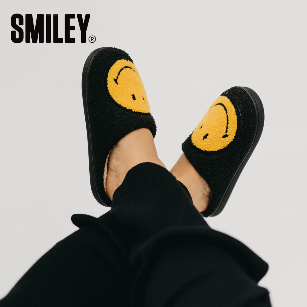 Original Smiley Slippers by Smiley™ - Cozy Home Slides for Women & Men - Perfect for Indoor Comfort, Lounge Wear, and Gift Giving
