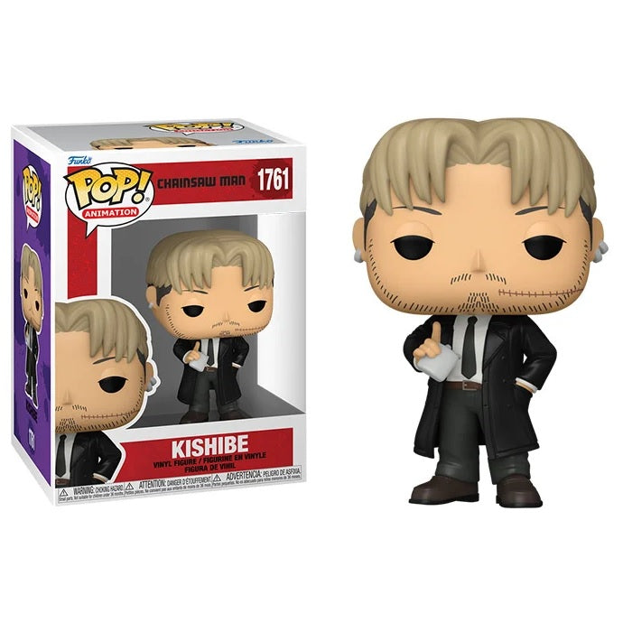 Chainsaw Man Kishibe Pop! Vinyl Figure - Anime Collectible for Fans & Gift for Manga Lovers - Perfect for Display, Cosplay & Home Decor