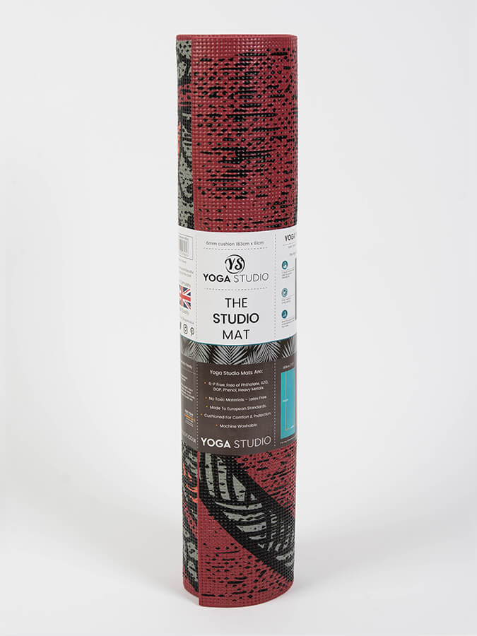 Premium 6mm Non-Slip Yoga Mat for Hot Yoga & Home Workouts - Eco-Friendly TPE Material for Enhanced Grip & Comfort