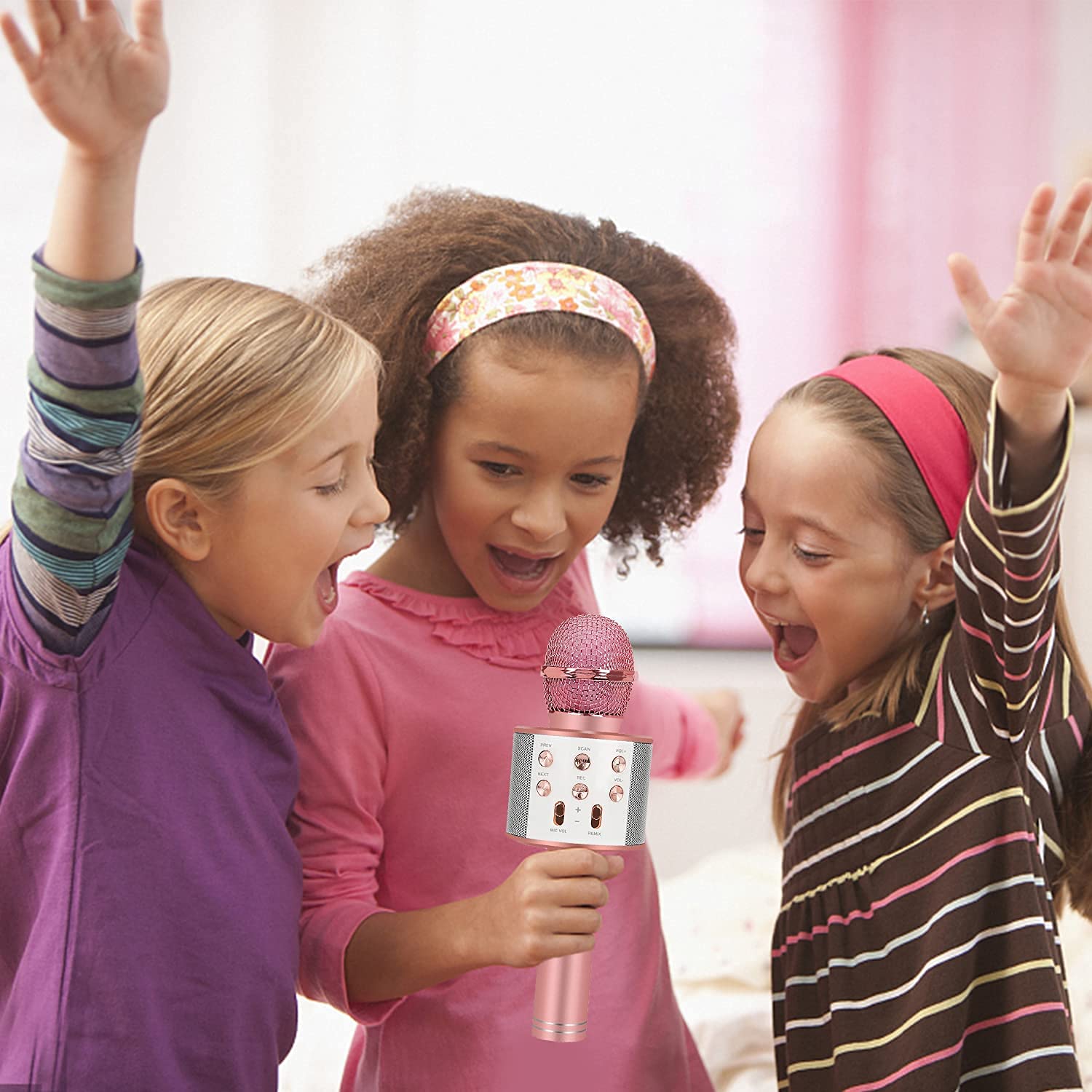 Best Kids Karaoke Microphone for Girls - Wireless Singing Toy Gift for Ages 3-10 | Perfect for Christmas, Birthday & Party Entertainment | Encourages Music Learning & Confidence Building