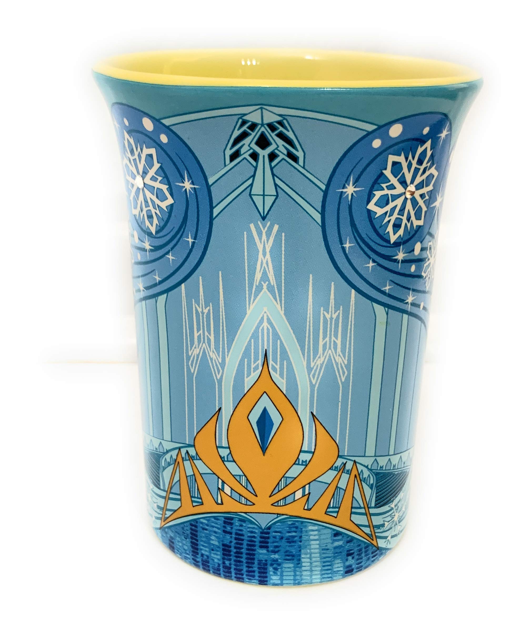 Disney Frozen Elsa Relief Dress Ceramic Coffee Mug - 16oz Insulated Cup for Hot & Cold Drinks - Perfect for Disney Fans, Gift Ideas, Home & Office Use