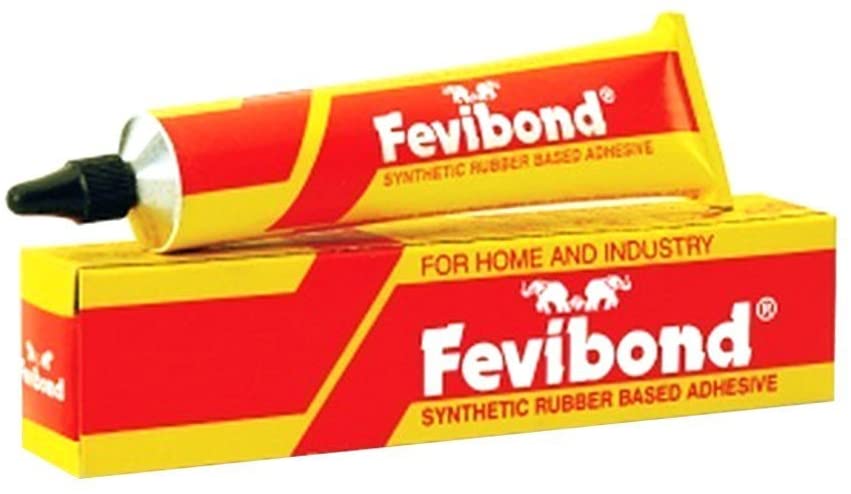 Fevibond Synthetic Rubber Base Adhesive - Strong Waterproof Glue for DIY, Crafts, Shoe Repair & Home Improvement Projects